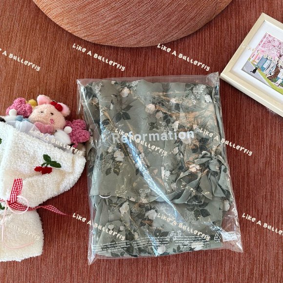 Reformation Twilight Dress - Verde - Picture 8 of 13